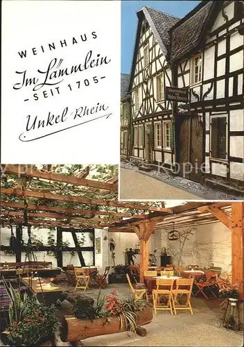 Unkel Weinhaus im Laemmlein Kat. Unkel