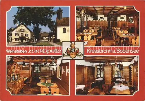 Kressbronn Bodensee Weinstuben zur Kapelle Kat. Kressbronn am Bodensee