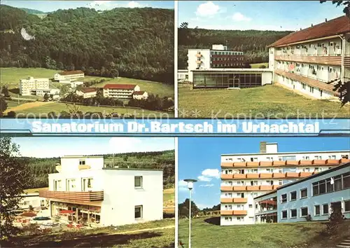 Neukirchen Erzgebirge Sanatorium Dr. Bartsch im Urbachtal Kat. Neukirchen Erzgebirge