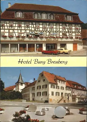 Hoechst Odenwald Hotel Burg Breuberg Kat. Hoechst i. Odw.