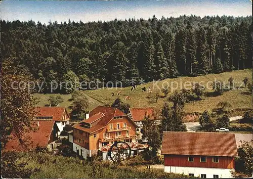 Kapfenhardt Hotel Gasthof Untere Kapfenhardter Muehle Kat. Unterreichenbach