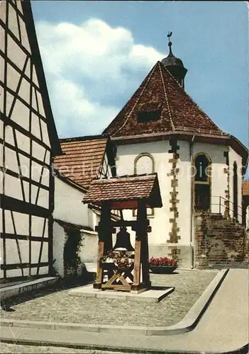 Bad Bergzabern Hunspach Plaetzel mit Bergkirche Kat. Bad Bergzabern