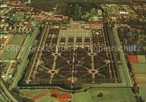 Herrenhausen Hannover Fliegeraufnahme des Gr Gartens Kat. Hannover