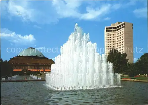 Hannover Stadthalle und Parkhotel Wasserspiele Kat. Hannover