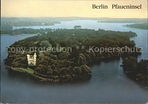 Berlin Pfaueninsel Fliegeraufnahme Kat. Berlin