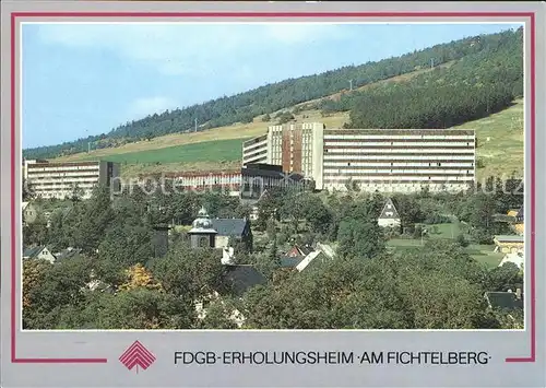 Oberwiesenthal Erzgebirge FDGB Erholungsheim am Fichtelberg Kat. Oberwiesenthal