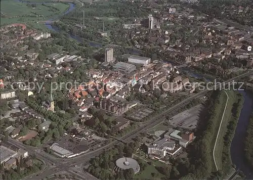 Luenen Innenstadt Fliegeraufnahme Kat. Luenen