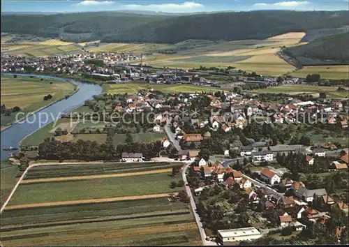 Lippoldsberg Fliegeraufnahme Kat. Wahlsburg