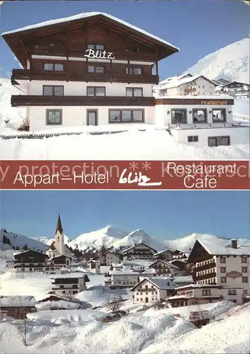 Berwang Tirol Appart Hotel Blitz Ortsansicht Kat. Berwang