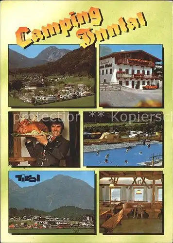 Wiesing Tirol Camping Inntal Schwimmbad Sauna Restaurant Spanferkel Kat. Wiesing Schwaz