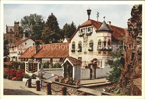 Koenigstein Taunus Klostergut Rettershof mit Kaffee zum froehlichen Landmann Kat. Koenigstein im Taunus