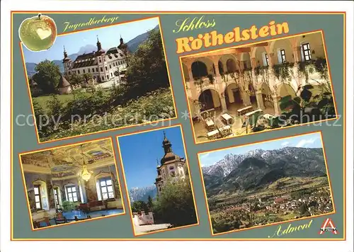 Admont Steiermark Jugendherberge Schloss Roethelstein Teilansichten Panorama Kat. Admont