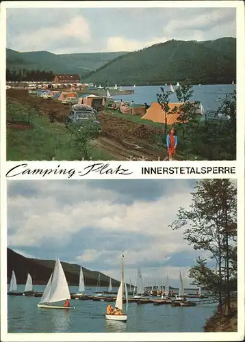 Langelsheim Camping Platz Innerstetalsperre Segelpartie Kat. Langelsheim