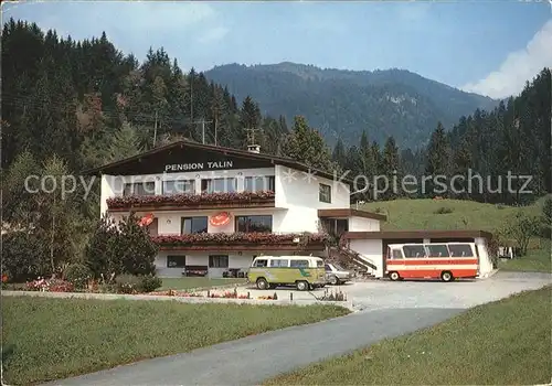 Koessen Tirol Pension Talin Taxi und Ausflugsfahrten Busse Kat. Koessen