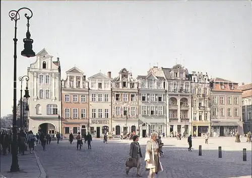 Poznan Posen Alter Markt Westfront Kat. Poznan