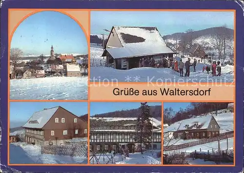 Waltersdorf Zittau Orts und Teilansichten Kat. Grossschoenau Sachsen