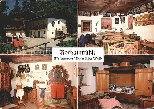 Tittling Museumsdorf Bayerischer Wald Rothaumuehle Details Kat. Tittling