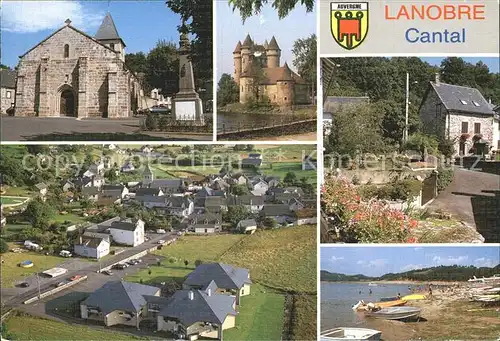 Lanobre Divers aspects du bourg et le Chateau de Val Kat. Lanobre