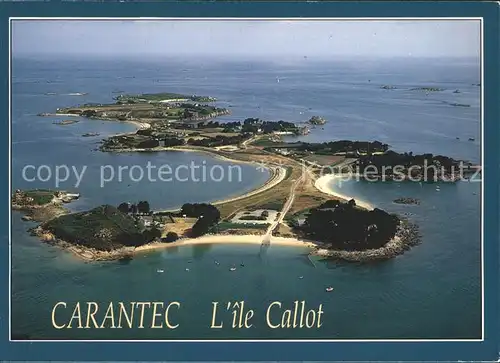 Carantec Ile Callot Vue aerienne Kat. Carantec