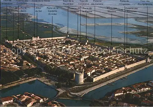 Aigues Mortes Gard Vue aerienne Kat. Aigues Mortes