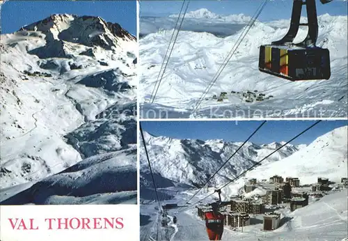 Val Thorens Savoie Le teleferique de la Cime Carron Kat. Saint Martin de Belleville