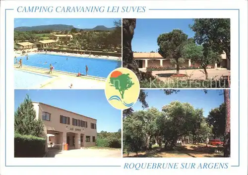 Roquebrune sur Argens Camping Caravaning Lei Suves Schwimmbad Kat. Roquebrune sur Argens