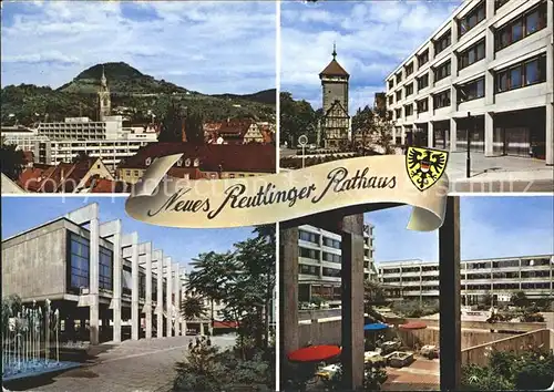Reutlingen Neues Reutlinger Rathaus Teilansichten Kat. Reutlingen