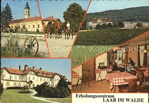 Laab Walde Kirche Reitclub St Koloman Kloster der Barmh Schwestern Imbiss Stube Stagl Rehazentrum Kat. Laab im Walde