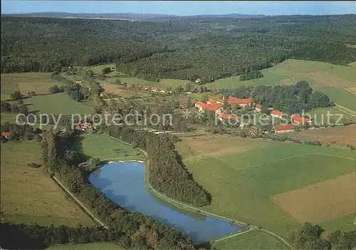 Hardehausen Gasthof Pension Haus Varlemann Fliegeraufnahme Kat. Warburg