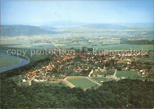 Fuerstenberg Weser Fliegeraufnahme Kat. Fuerstenberg