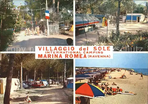 Ravenna Italia Villaggio del Sole International Camping Marina Romea Details Kat. Ravenna