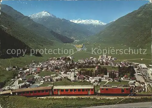 Andermatt Furka Oberalp Bahn Panorama Kat. Andermatt