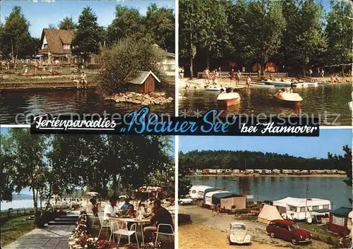 Garbsen Autobahnrast Blauer See Campingplatz Kat. Garbsen