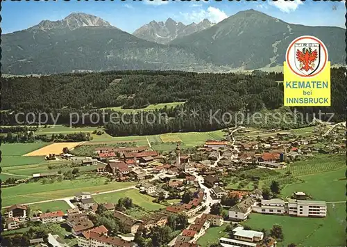 Kematen Tirol Fliegeraufnahme Kat. Kematen in Tirol