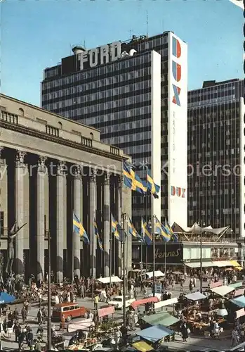 Stockholm Hoetorget och Konserthusel Kat. Stockholm