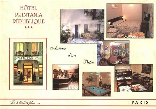 Paris Hotel Printania Republique Kat. Paris