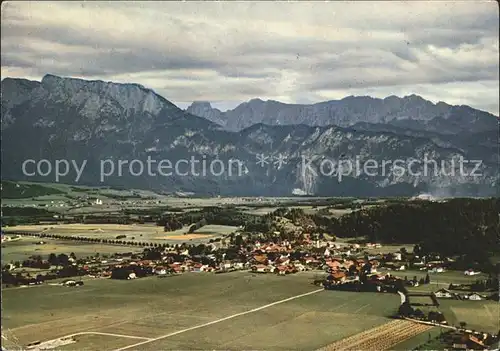Oberaudorf Kaisergebirge Fliegeraufnahme Kat. Oberaudorf