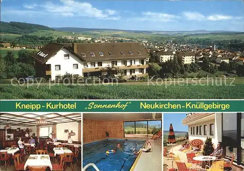 Neukirchen Knuellgebirge Kurhotel Sonnenhof Kat. Neukirchen