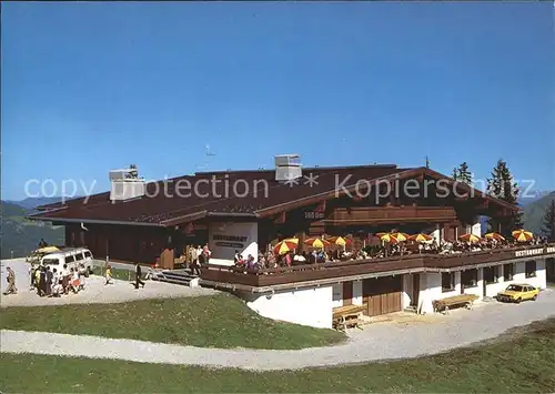 Scheffau Wilden Kaiser Bergbahn Scheffau Bergrestaurant Brandstadt Kat. Scheffau am Wilden Kaiser