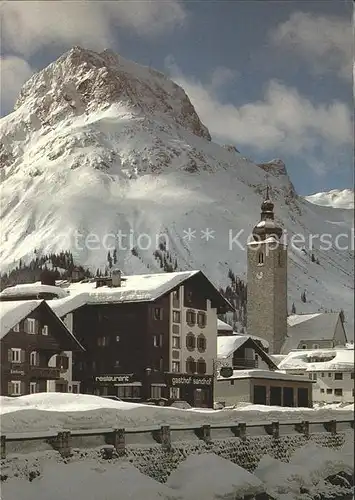 Lech Vorarlberg Hotel Sandhof Kirche Kat. Lech