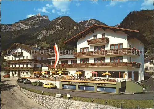 Maurach Tirol Gasthof Pension Hanslwirt  Kat. Eben am Achensee