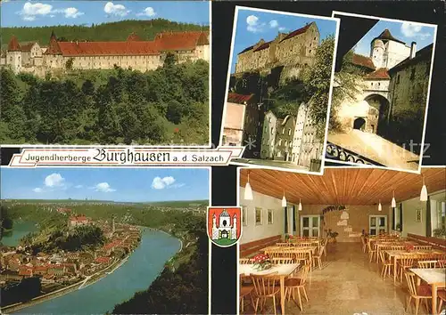 Burghausen Salzach Jugendherberge Burg  Kat. Burghausen