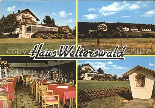 Girkenroth Erholungsheim Provinzial Versicherungsanstalten Haus Welterswald Kat. Girkenroth
