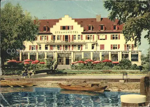 Reichenau Bodensee Strandhotel Loechnerhaus Kat. Reichenau