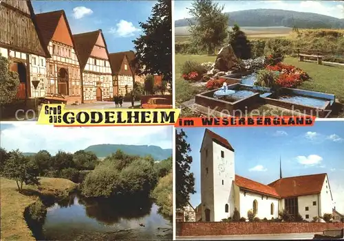 Godelheim Kirche Brunnen  Kat. Hoexter