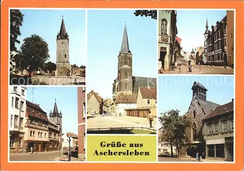 Aschersleben Johannesturm Stephaniekirche Tie Markt