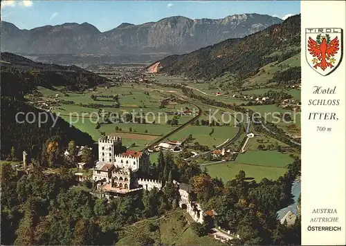 Itter Tirol Schloss Fliegeraufnahme Kat. Itter