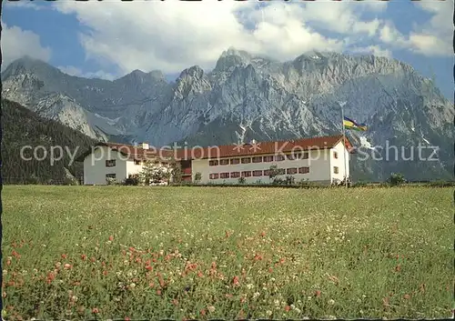 Mittenwald Bayern Ganghofer Jugendherberge Buckelwiesen Kat. Mittenwald