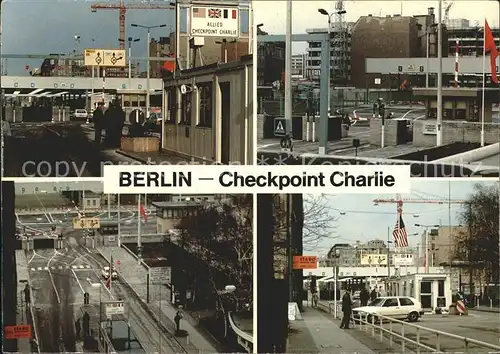 Berlin Checkpoint Charlie Kat. Berlin