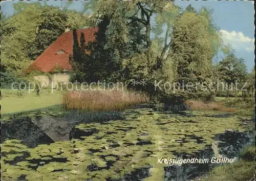 Mellendorf Kreisjugendheim Gailhof Teich Kat. Wedemark